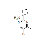 1-(5-Bromo-4-methyl-2-pyrimidinyl)cyclobutanamine