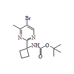 1-(5-Bromo-4-methyl-2-pyrimidinyl)-N-Boc-cyclobutanamine