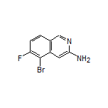 5-Bromo-6-fluoroisoquinolin-3-amine