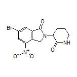 6-Bromo-4-nitro-2-(2-oxo-3-piperidyl)-1-isoindolinone