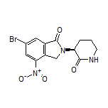 (S)-6-Bromo-4-nitro-2-(2-oxo-3-piperidyl)-1-isoindolinone