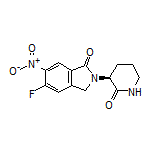 (S)-5-Fluoro-6-nitro-2-(2-oxo-3-piperidyl)-1-isoindolinone