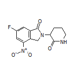 6-Fluoro-4-nitro-2-(2-oxo-3-piperidyl)-1-isoindolinone