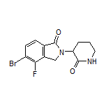 5-Bromo-4-fluoro-2-(2-oxo-3-piperidyl)-1-isoindolinone