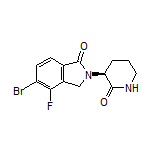 (S)-5-Bromo-4-fluoro-2-(2-oxo-3-piperidyl)-1-isoindolinone