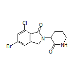 5-Bromo-7-chloro-2-(2-oxo-3-piperidyl)-1-isoindolinone