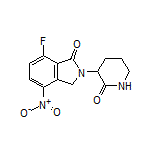 7-Fluoro-4-nitro-2-(2-oxo-3-piperidyl)-1-isoindolinone