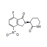 (S)-7-Fluoro-4-nitro-2-(2-oxo-3-piperidyl)-1-isoindolinone