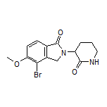 4-Bromo-5-methoxy-2-(2-oxo-3-piperidyl)-1-isoindolinone