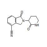 1-Oxo-2-(2-oxo-3-piperidyl)isoindoline-4-carbonitrile