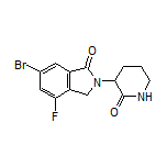 6-Bromo-4-fluoro-2-(2-oxo-3-piperidyl)-1-isoindolinone