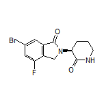 (S)-6-Bromo-4-fluoro-2-(2-oxo-3-piperidyl)-1-isoindolinone