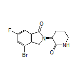 (S)-4-Bromo-6-fluoro-2-(2-oxo-3-piperidyl)-1-isoindolinone