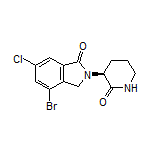 (S)-4-Bromo-6-chloro-2-(2-oxo-3-piperidyl)-1-isoindolinone