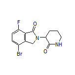 4-Bromo-7-fluoro-2-(2-oxo-3-piperidyl)-1-isoindolinone