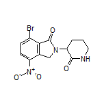 7-Bromo-4-nitro-2-(2-oxo-3-piperidyl)-1-isoindolinone