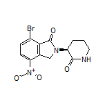 (S)-7-Bromo-4-nitro-2-(2-oxo-3-piperidyl)-1-isoindolinone