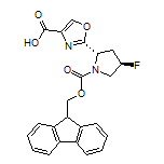 2-[(2S,4R)-1-Fmoc-4-fluoro-2-pyrrolidinyl]oxazole-4-carboxylic Acid