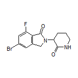 5-Bromo-7-fluoro-2-(2-oxo-3-piperidyl)-1-isoindolinone