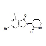 (S)-5-Bromo-7-fluoro-2-(2-oxo-3-piperidyl)-1-isoindolinone