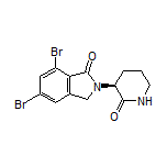 (S)-5,7-Dibromo-2-(2-oxo-3-piperidyl)-1-isoindolinone