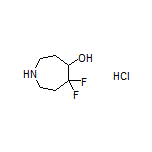 5,5-Difluoroazepan-4-ol Hydrochloride