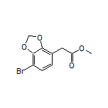 Methyl 2-(7-Bromobenzo[d][1,3]dioxol-4-yl)acetate