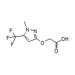 2-[[1-Methyl-5-(trifluoromethyl)-3-pyrazolyl]oxy]acetic Acid