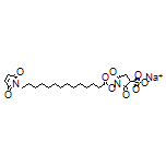 Sodium 1-[[14-(2,5-Dioxo-2,5-dihydro-1-pyrrolyl)tetradecanoyl]oxy]-2,5-dioxopyrrolidine-3-sulfonate