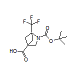 2-Boc-1-(trifluoromethyl)-2-azabicyclo[2.1.1]hexane-4-carboxylic Acid