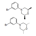 cis-4-(3-Bromophenyl)-2,6-dimethylmorpholine