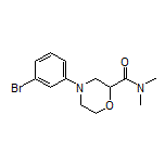 4-(3-Bromophenyl)-N,N-dimethylmorpholine-2-carboxamide