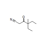 4-Ethyl-4-methyl-3-oxohexanenitrile