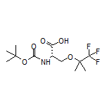 N-Boc-O-(1,1,1-trifluoro-2-methyl-2-propyl)-L-serine