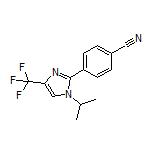 4-[1-Isopropyl-4-(trifluoromethyl)-2-imidazolyl]benzonitrile