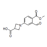 1-[3-Formyl-4-(methoxycarbonyl)phenyl]azetidine-3-carboxylic Acid