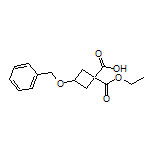 3-(Benzyloxy)-1-(ethoxycarbonyl)cyclobutanecarboxylic Acid