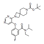 2-[[4-(7-Boc-2,7-diazaspiro[3.5]nonan-2-yl)-5-pyrimidinyl]oxy]-N-ethyl-5-fluoro-N-isopropylbenzamide