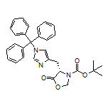 (S)-3-Boc-5-oxo-4-[(1-trityl-4-imidazolyl)methyl]oxazolidine