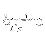 (R)-4-[3-(Cbz-amino)propyl]-3-Boc-5-oxooxazolidine