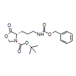 (S)-4-[3-(Cbz-amino)propyl]-3-Boc-5-oxooxazolidine