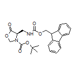 (R)-4-[(Fmoc-amino)methyl]-3-Boc-5-oxooxazolidine