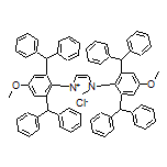 1,3-Bis(2,6-dibenzhydryl-4-methoxyphenyl)-1H-imidazol-3-ium Chloride