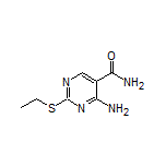 4-Amino-2-(ethylthio)pyrimidine-5-carboxamide