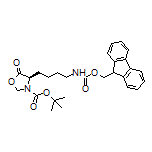 (R)-4-[4-(Fmoc-amino)butyl]-3-Boc-5-oxooxazolidine