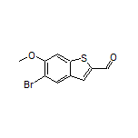 5-Bromo-6-methoxybenzo[b]thiophene-2-carbaldehyde