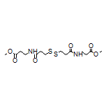 Dimethyl 3,3’-[[3,3’-Disulfanediylbis(propanoyl)]bis(azanediyl)]dipropanoate