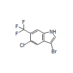 3-Bromo-5-chloro-6-(trifluoromethyl)-1H-indole