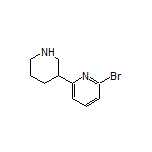 2-Bromo-6-(3-piperidyl)pyridine