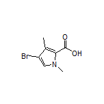 4-Bromo-1,3-dimethyl-1H-pyrrole-2-carboxylic Acid